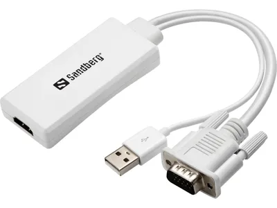 Immagine prodotto di Convertitore Sandberg da VGA+Audio a HDMI