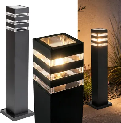 Obrázok produktu pre LUMILED svetlo na cestu vonkajšie stĺpikové svetlo vonkajšie stojacie svietidlo stojaca lampa vonkajšie svetlo vonkajšie osvetlenie záhradné svetlo svetlo na cestu 60cm IP44 zásuvka E27 max 13W