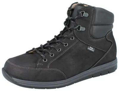 Zdjęcie produktu dla Buty męskie Finn Comfort Navarra, sznurowane, skóra, czarne, wyjmowana wkładka - Marken Finn Comfort, Schwarz, leder (alpin/nuri)