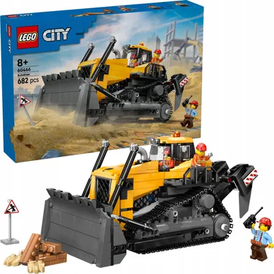 Produktbild von LEGO® City 60466 Gelber Bulldozer