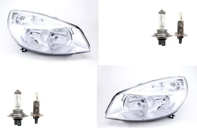 Produktbild von Scheinwerfer passend für Renault Scenic II 03-06 mit H7 H1 Set L R 7701065132 7701056127 7701064132 7701065130 7701056126 7701064 Johns
