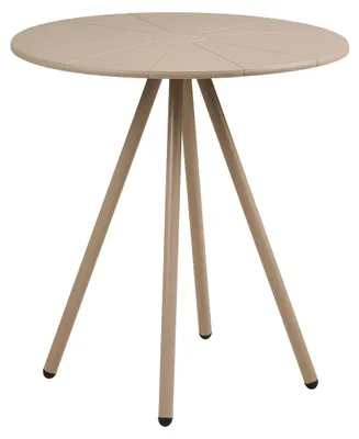 Produktbild von Barletta Bistrotisch aus Polypropylen und Stahl in Taupe, ø70 cm