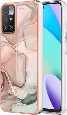 Produktbild von Redmi 10 Hülle, Muster Dünn TPU Silikon Stoßdämpfer Bumper Schutzhülle für Xiaomi Redmi 10 Crème