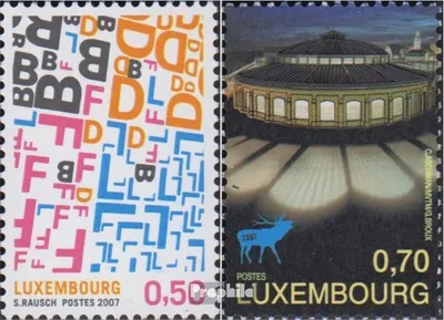 Produktbild von Briefmarken Luxemburg 2007 Mi 1762-1763 (kompl.Ausg.) postfrisch Luxemburg-Stadt