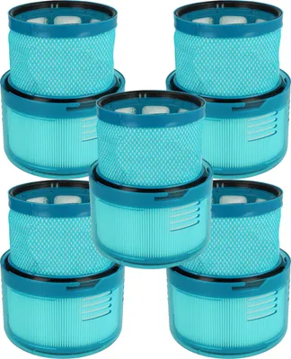 Produktbild von vhbw 5x Staubsaugerfilter Ersatz für Dyson 972352-01 für Staubsauger - Abluftfilter Weiß