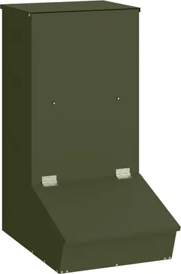 Produktbild von Schweinfutterspender Olive Grün 55 x 38 x 76 cm