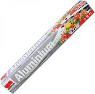 Produktbild von Alufolie 30cm breit 5m im Karton liefern wir 5 Packungen