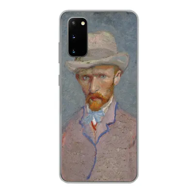 Produktbild von MuchoWow® Handyhülle Schutzhülle Hülle für Samsung Galaxy S20 Selbstporträt - Vincent van Gogh Silikon Softcase Handy Hülle - Bild