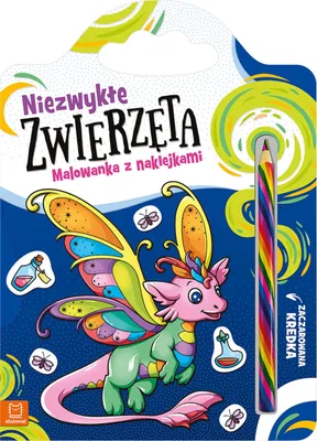 Produktbild von Niezwykłe zwierzęta. Malowanka z naklejkami - Anna Podgórska