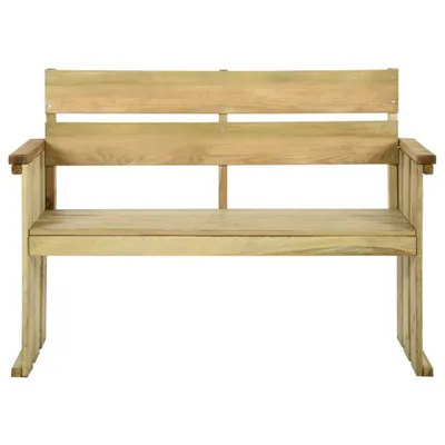 Zdjęcie produktu dla Ławka Ogrodowa, 121 Cm, Impregnowane Drewno Sosnowe Lumarko!