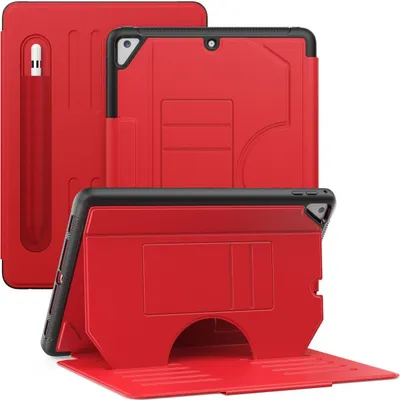Produktbild von Mobigear Magnetic Folio iPad Air 2 (2014) Hülle Klapphülle + Stifthalter - Rot