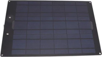 Immagine prodotto di Pannello solare portatile da 50 W - Elevata efficienza di conversione - Silicio monocristallino - Caricabatterie - Campeggio all'aperto - Pannello solare