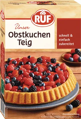 Produktbild von RUF Obstkuchen Teig Backmischung