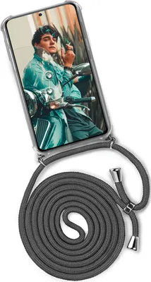 Produktbild von TWIST-Case + TWIST-Cord für Samsung Galaxy S21 Ultra, Farbe:Cool Elephant (Silber)