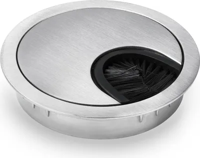 Produktbild von Novaato Kabeldurchführungen mit Bürsten für mehr Ordnung auf dem Schreibtisch 60 mm 2 x