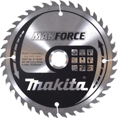 Zdjęcie produktu dla Brzeszczot Makita MAKFORCE 160x20 - 40Z