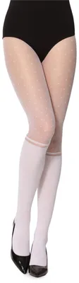 Image de Collants Merry Style pour femmes 20 DEN GI1103 (blanc, M) .