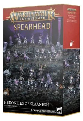 Immagine prodotto di Warhammer Age of Sigmar Hedonites of Slaanesh Spearhead: Festaioli Epicurei