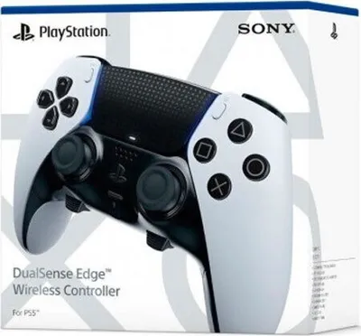 Produktbild von Sony DualSense Edge, Gamepad, PlayStation 5, D-Pad, Home button, Schaltfläche Optionen, Schaltfläche Teilen, Analog / Digital, Mehrfarbig, Verkabelt & Kabellos