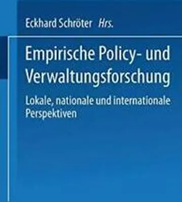 Produktbild von Empirische Policy- und Verwaltungsforschung