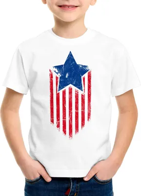 Produktbild von style3 USA American Star Kinder T-Shirt