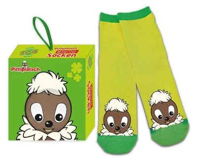 Produktbild von TRÖTSCH - Unser Sandmännchen Pittiplatsch Kindersocken Größe 27 bis 30