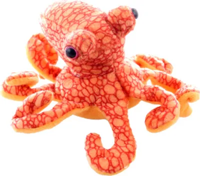 Immagine prodotto di Polpo di peluche arancione 17 cm