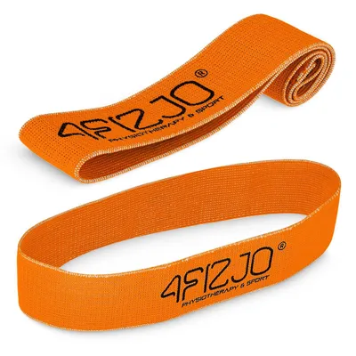 Produktbild von 4FIZJO FLEX BAND Widerstandsband für Beine, Po und Unterkörpertraining 1/5 - orange