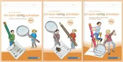 Produktbild von Mein Lupenschreibheft 1 bis 3 im Set - Ich kann richtig schreiben