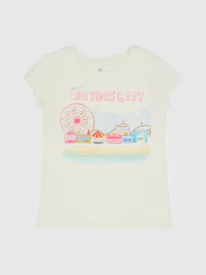 Produktbild von GAP Kinder-T-Shirt mit Aufdruck XXL