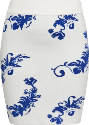 Produktbild von ebeeza damen rock - wollweiss blau, M