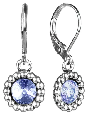 Produktbild von Damen Ohrringe Aurelia mit Kristallen von Swarovski® Farbe: Hellblau