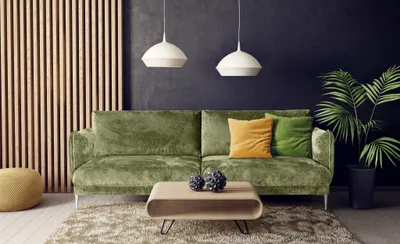 Productafbeelding van Bank Designersofa MADISON, 3-zits, stof Tender Way, kleur groen