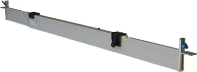 Produktbild von rabo stufenlos verstellbare Abziehschiene (außen) 1,40-2,40m mit 2 verstellbaren Höhenanschlägen C-Schiene stufenlos verstellbar 0-11cm