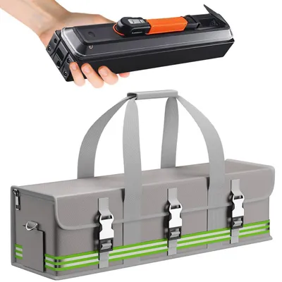 Produktbild von Ebike Akku Tasche feuerfest explosionsgeschützt 50x16x16cm Silber