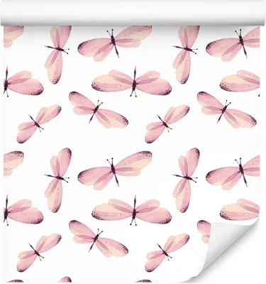 Produktbild von 10m VLIES TAPETE Rolle Kinderzimmer Schmetterlinge Himmel Aquarell XXL