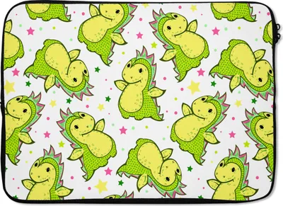 Produktbild von MuchoWow® Laptop Hülle 14 ZollDrache - Junge - Sterne - Regenbogen - Design Laptoptasche - Laptoptasche - Stoßsicher - Schutzhaube
