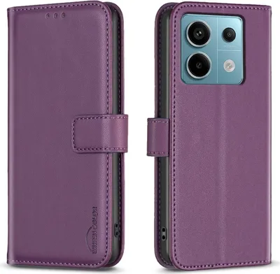 Produktbild von Xiaomi Redmi Note 13 Pro 4G / Poco M6 Pro 4G Hülle - BINFEN Klapphülle - Violett