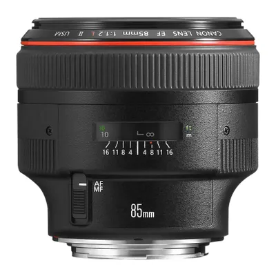 Zdjęcie produktu dla Canon EF 85mm f/1.2 L USM II Lens, Teleobiektyw, 8/7, 85 mm, Automatyczne ustawienie ostrości