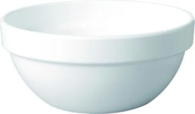 Produktbild von APS 79024 Schale FRIENDLY, aus recyceltem Kunststoff (PET), Ø 14 cm, Höhe 6,5 cm, 0,5 Liter, weiß