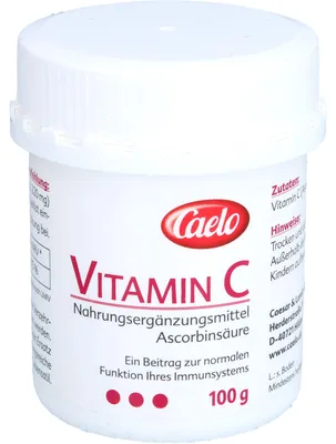 Immagine prodotto di Caelo Vitamina C acido ascorbico in polvere, 100 g polvere