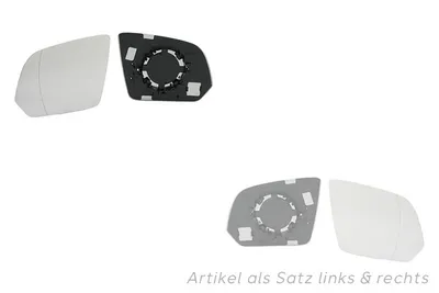 Produktbild von Spiegelglas passend für Mercedes W447 V-Klasse/Vito 03/14- Set links & rechts A4478111600 4478111600 A4478111700 4478111700 Johns