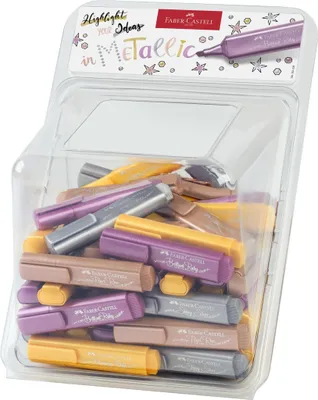 Immagine prodotto di FABER-CASTELL evidenziatore TEXTLINER 1546 Metallic Display 80 pezzi
