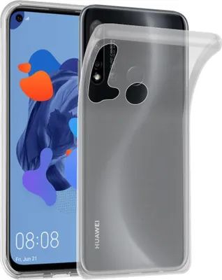Produktbild von Cadorabo Hülle für Huawei NOVA 5i / P20 LITE 2019 Schutz Hülle in Transparent Schutzhülle TPU Silikon Cover Etui Case