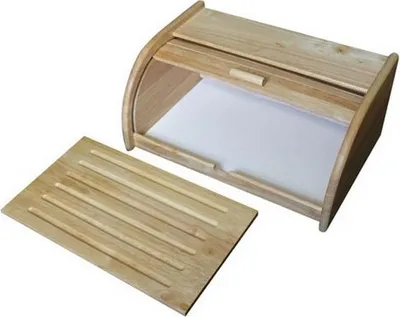 Image de Boîte à pain 40cm + planche hévéa - Metaltex - 9043510080 -
