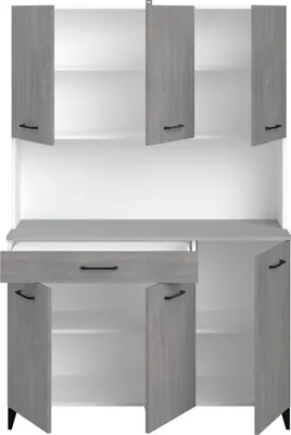 Produktbild von Maleficent Buffetschrank mit 6 Türen und 1 Schublade - Betonoptik