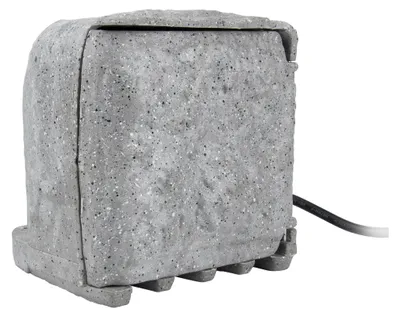 Image de Zenitech - Steinblock 4 prises 16A + 2 interrupteurs, longueur 1,5 mètre, couleur gris