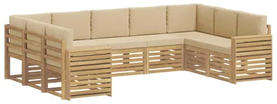 Produktbild von vidaXL Sofagarnituren Massivholz Akazie