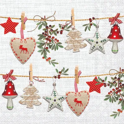Produktbild von Weihnachten – Servietten Lunch – Napkin Lunch – Format: 33 x 33 cm –