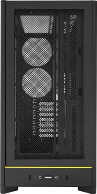 Produktbild von Montech HS01, Midi Tower, PC, Schwarz, ATX, micro ATX, Mini-ITX, 17,5 cm, 42 cm